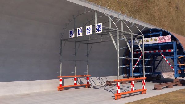 金安区隧道施工动画制作公司 - 隧道施工工艺和施工方法 - 隧道施工汇报动画视频 - bim 工程施工动画